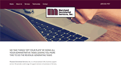 Desktop Screenshot of marylandsecretarial.com