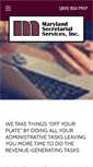 Mobile Screenshot of marylandsecretarial.com